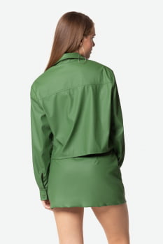 Shorts-saia com Bolsos Verde Serinah